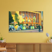 Blick auf den Elefantenzug Leinwanddruck (Insitu (Wohnzimmer))