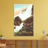 Blick auf den Felsen des Zeitalters Leinwanddruck (Insitu (Wohnzimmer))