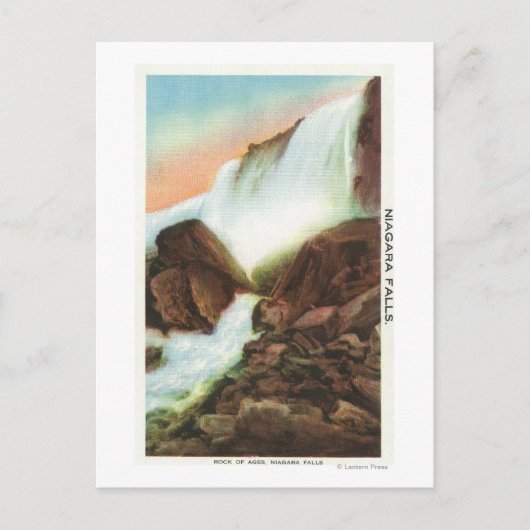 Blick auf den Felsen des Zeitalters Postkarte (Vorderseite)