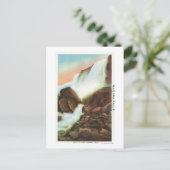 Blick auf den Felsen des Zeitalters Postkarte (Stehend Vorderseite)