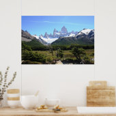 Blick auf den Fitz Roy Poster (Küche)