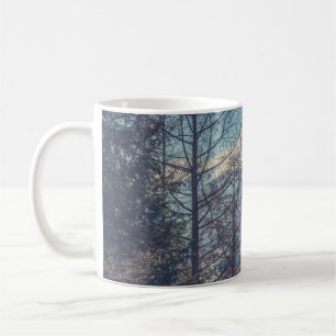 Blick auf den Fuji-Berg von der roten Pagode in Ja Kaffeetasse
