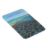 Blick auf den Gardasee - Kieselstrand Kühlschrankm Magnet (Rechte Seite)