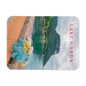Blick auf den Gardasee Kühlschrankmagnet Magnet (Horizontal)