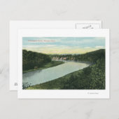 Blick auf den Genesee Postkarte (Vorne/Hinten)