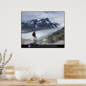 Blick auf den Gilkey Trench in Alaska Poster (Küche)