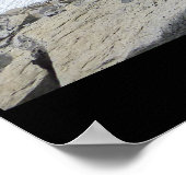 Blick auf den Gilkey Trench in Alaska Poster (Ecke)