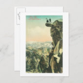 Blick auf den Glacier Point mit Blick auf Yosemite Postkarte (Vorne/Hinten)