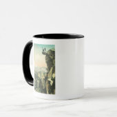 Blick auf den Glacier Point mit Blick auf Yosemite Tasse (Vorderseite Links)