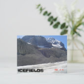 Blick auf den Gletscher Postkarte (Stehend Vorderseite)