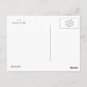 Blick auf den Grand Canyon Postkarte (Rückseite)