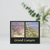 Blick auf den Grand Canyon Postkarte (Stehend Vorderseite)