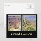 Blick auf den Grand Canyon Postkarte (Vorne/Hinten)
