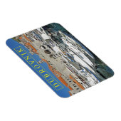 Blick auf den Hafen von Dubrovnik Kühlschrankmagne Magnet (Rechte Seite)