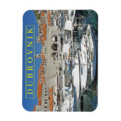 Blick auf den Hafen von Dubrovnik Kühlschrankmagne Magnet (Vertikal)