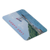 Blick auf den Hafen von Garda Kühlschrankmagnet Magnet (Rechte Seite)