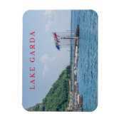 Blick auf den Hafen von Garda Kühlschrankmagnet Magnet (Vertikal)