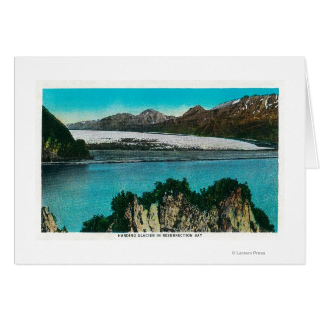 Blick auf den Harding Glacier in der Auferstehungs (Vorderseite (Horizontal))