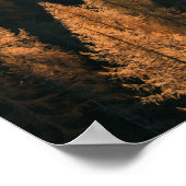 Blick auf den Herbst mit gelben Larven Poster (Ecke)