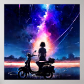 Blick auf den Himmel - Art der Illustration Poster (Vorne)