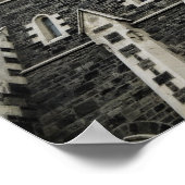 Blick auf den Himmel in Christchurch Poster (Ecke)