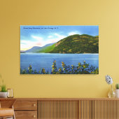 Blick auf den Hirschsteg Leinwanddruck (Insitu (Wohnzimmer))