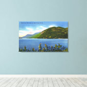 Blick auf den Hirschsteg Leinwanddruck (Insitu (Holzboden))