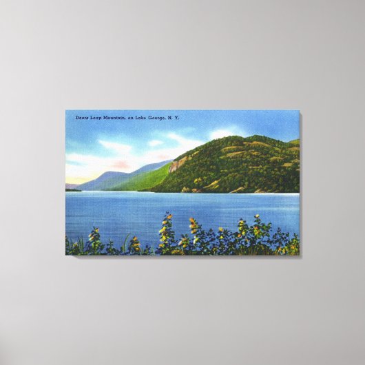 Blick auf den Hirschsteg Leinwanddruck (Vorderseite)