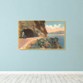 Blick auf den Höhlenrocktunnel von Hwy Leinwanddruck (Insitu (Holzboden))