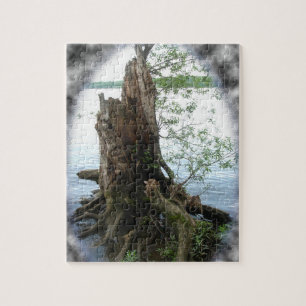 Blick auf den Hudson River Puzzle