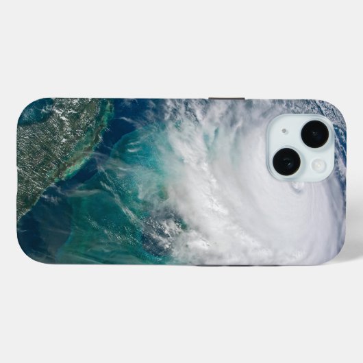 Blick auf den Hurrikan Dorian. Case-Mate iPhone Hülle (Rückseite (Horizontal))