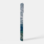 Blick auf den Hurrikan Dorian. iPhone 15 Hülle (Rechte Seite)