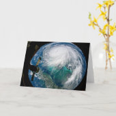 Blick auf den Hurrikan Dorian. Karte (Gelbe Blume)