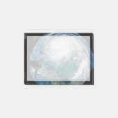 Blick auf den Hurrikan Dorian. Post-it Klebezettel (Vorderseite)