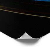 Blick auf den Hurrikan Dorian. Poster (Ecke)