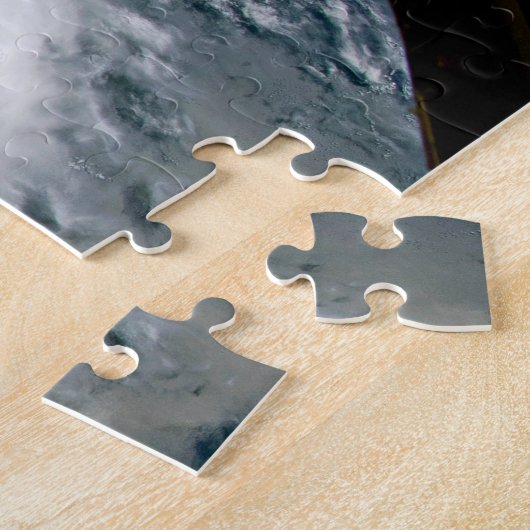 Blick auf den Hurrikan Dorian. Puzzle (Seite)