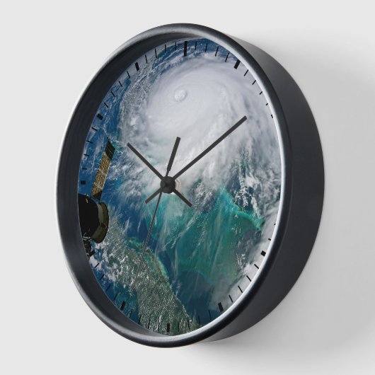 Blick auf den Hurrikan Dorian. Uhr (Winkel)