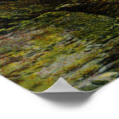 Blick auf den indischen Kopf, der alte Mann Poster (Ecke)