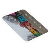 Blick auf den Innenhof von Venedig Burano Kühlschr Magnet (Rechte Seite)