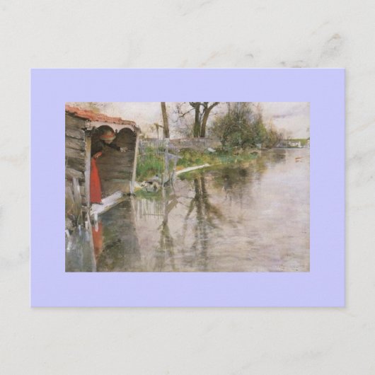 Blick auf den Kanal Postkarte (Vorderseite)