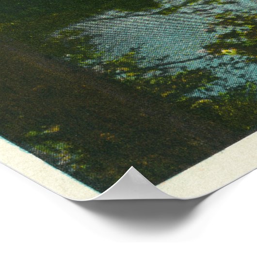 Blick auf den Katahdin-Berg, der höchste Gipfel in Poster (Ecke)