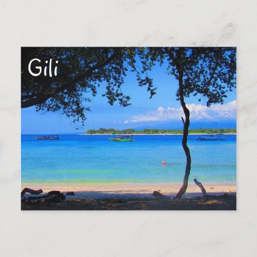 Blick auf den Kiili Strand Postkarte (Vorderseite)