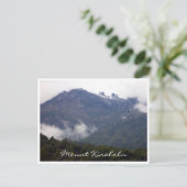 Blick auf den Kinabalu Postkarte (Stehend Vorderseite)
