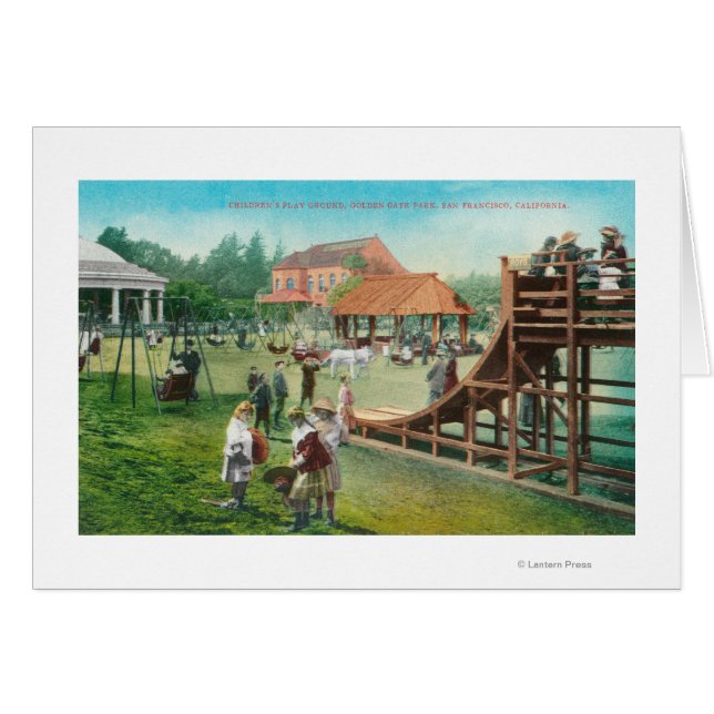 Blick auf den Kinderspielplatz (Vorderseite (Horizontal))