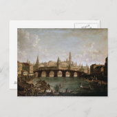 Blick auf den Kreml und die Kamenny Brücke Postkarte (Vorne/Hinten)