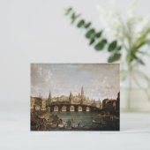 Blick auf den Kreml und die Kamenny Brücke Postkarte (Stehend Vorderseite)