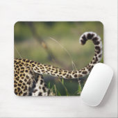 Blick auf den Leoparden-Schwanz (Panthera pardus), Mousepad (Mit Mouse)