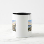 Blick auf den Long Sands am York Beach Tasse (Zentrum)