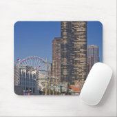 Blick auf den Marinepier von Chicago Mousepad (Mit Mouse)