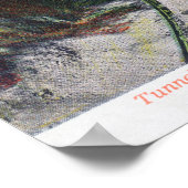 Blick auf den Miner Exiting Tunnel Eingang in Gold Poster (Ecke)